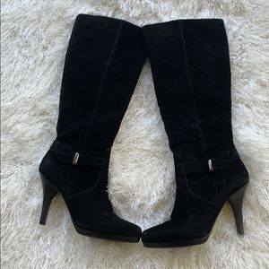 Worthington Ladies Black High Heel Boots